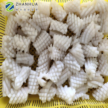 Chinese Factory Frozen Squid Pineapple Cut Flower EU Chemical Without Jelly